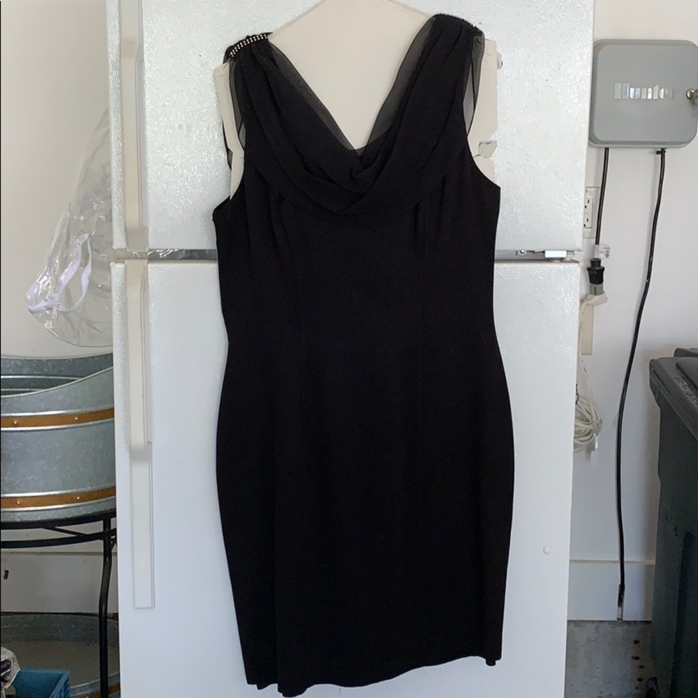Black above the knees dress
